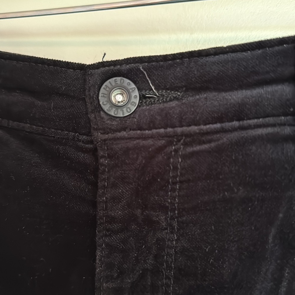 AG Jodi Crop high rise flare crop velvet pants. - Picture 4 of 9